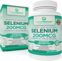 PurePremium Sélénium Supplément 200mcg - L Sélénométhionine Minéral essentiel - Soutien quotidien pour la thyroïde normale, système immunitaire