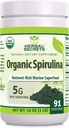 Kräutergeheimnisse Bio Spirulina Pulver 16 Oz| Non-GMO | Gluten Free | Made in USA