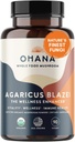 Aloha Médicament pur Agaricus Blazei 500 mg 90 Capsules végétariennes certifiées biologiques