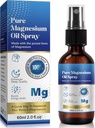 Magnesium Spray, Magnesium Oil for Feet and Sleep,Pure Magnesium Oil Spray, 100% Pure and Organic, Glass Bottle, Travel Size 2 Fl oz