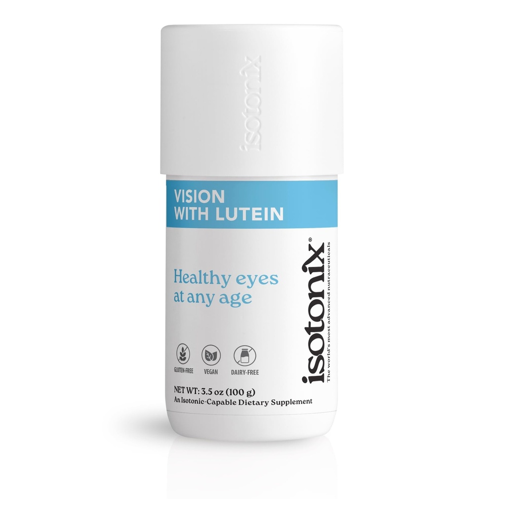 Isotonix Vision Formula with Lutein – Supporte la santé oculaire, la vision et la circulation – Antioxydants, zinc, vitamine C, E, Bilberry, Zeaxanthin – Supplément pour les yeux pour la clarté et la protection - 30 portions
