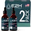 E2H Breastfeeding Supplement and Lactation Support - Liquid Lactation Supplement - Enthält Fenugreek, Milchdistel, Fenchel und mehr - Kein Alkohol - Vegan - (2 Flaschen)