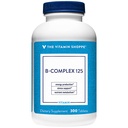 Vitamin Shoppe B-Complex 125 – unterstützt Energieproduktion, Nervous System Function & Nährstoff Metabolism – Ausgezeichnete Quelle von B1, B2, B6, B12, Niacin, Folsäure & Biotin (300 Tabletten)