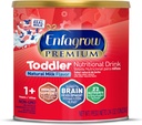 Enfagrow PREMIUM Kleinkind Nutritional Drink, Made with Real Milk, Brain-Building Omega-3 DHA, Nährstoffe und Präbiotika für Wachstum und Immununterstützung, Non-GMO, Kleinkind Milchpulver, 24 Oz Can
