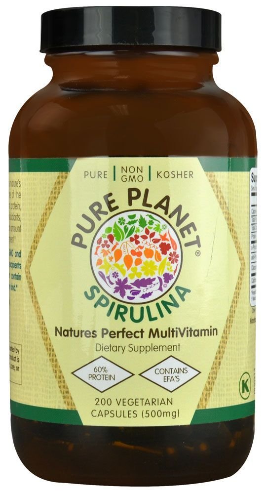 Pure Planet 100% reines Spirulina, 200 CT