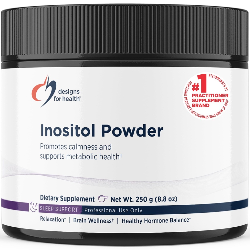 Conceptions pour la santé Poudre d'inositol - Supplément d'inositol pur de 700 mg pour favoriser la relaxation + santé hormonale féminine - Non-OGM + boisson sans gluten, supplément facile (345 portions / 250g)