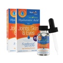 Hyalogic Synthovial Seven Liquid Hyaluronsäure – Vegan Oral Joint & Skin Supplement, hohe Molecular Weight, reine Hydration Support Supplements, 1 Unze (2 Pack)