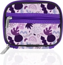 Serfeymi Weekly Pill Organizer Pill Case for Purse with Amovible 7 Day Pill Box, Modeable Travel Medicine Organizer Pill Container for Medicine, Vitamine - Purple 02