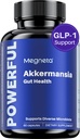 Akkermansia Probiotic, Boosts GLP-1, 300M AFU, Inulin Prebiotic Fiber - Gut Health Supplements für Männer und Frauen (60 Kapseln)
