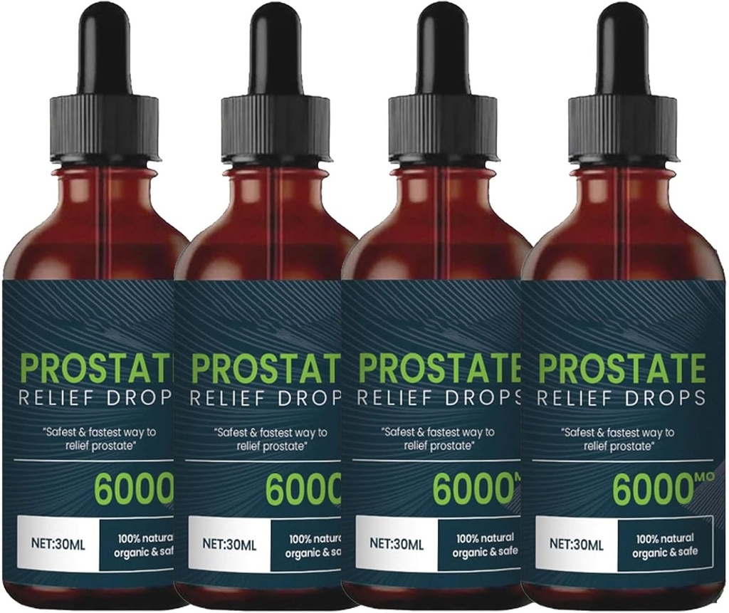 Prostata Behandlung Tropfen - Prostata Relief Tropfen, Prostata natürliche Kräuter Tropfen (4pcs)