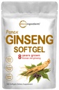 Micro Ingredients Red Panax Ginseng Supplement 6.000mg pro Servierung, 300 Softgels | High Potency Korean Ginseng Root Extract mit aktiven Ginsenosides | Unterstützt Energie & Immungesundheit | Non-GMO
