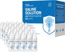 BASE LABORATOREN 0.9% Saline Lösung für Nebulizer Maschine | Saline Lösung für Inhalation & Nasal Bewässerung | 0.9% Konzentration l 25 Vials 5ml Einheit Dosierung