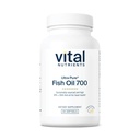 Vital Nährstoffe Ultra Pure® Fischöl 700 | Unterstützt Herz, Gehirn und Gelenke Gesundheit* | Sustainable Sourced High EPA & DHA Omega-3-Fettsäure | Lemon Flavor | Gluten, Dairy & Soy Free | 60 Softgels