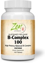 Vollständige B-Komplexe Vitamin-Ergänzung - B Vitamin-Ergänzungs-Komplex mit Folsäure, Biotin, Inositol - für Immun- & Cardio-Gesundheit, Energie-Mebolismus - 100 Sustained-Release Tabletten
