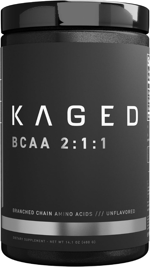 BCAA Poudre, acide amino kaged BCAA, fermenté, à base de plantes et végétalien chaîne ramifiée Amino Acid, 5g BCAA Suppléments acides aminés non aromatisés pour hommes, 72 portions