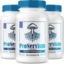 (3 Pack) ProNervium - ProNervium Advanced Nerve Health Supplement, ProNervium Nerve Support Dietary Pills, Formule tout naturel pour un mode de vie dynamique, Pro Nervium Pastillas Reviews (180 Capsules)