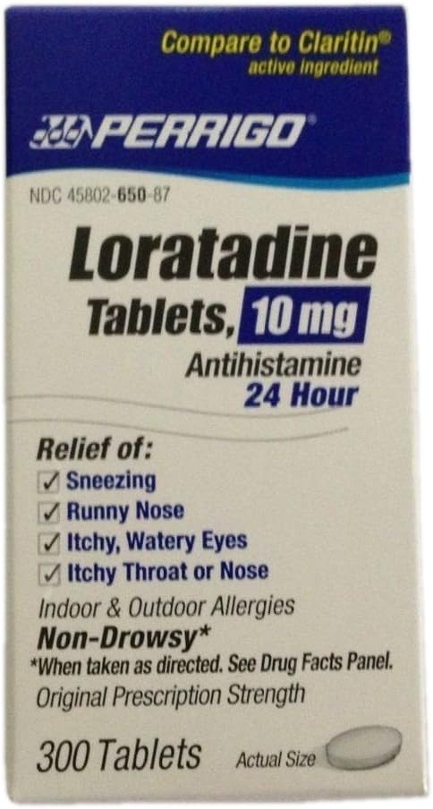 Perrigo Loratadine Tabletten, Blau, 300 Graf