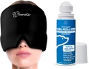 TheraICE Migraine Relief Cap und TheraICE Pain Relief Roll auf