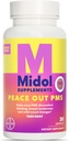 MIDOL Suppléments Peace Out PMS, PMS Support Supplément, formulé avec Chasteberry pour aider à atténuer la sensibilité mammaire et les changements d'humeur légère, aussi avec la poudre de gingembre et l'extrait de valérian, 30 comtes