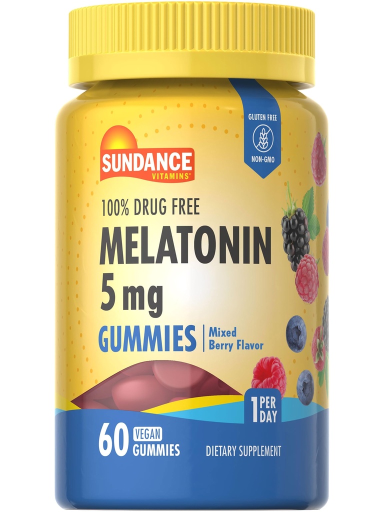 Sundance Melatonin Gummies 5mg.60 Comte.