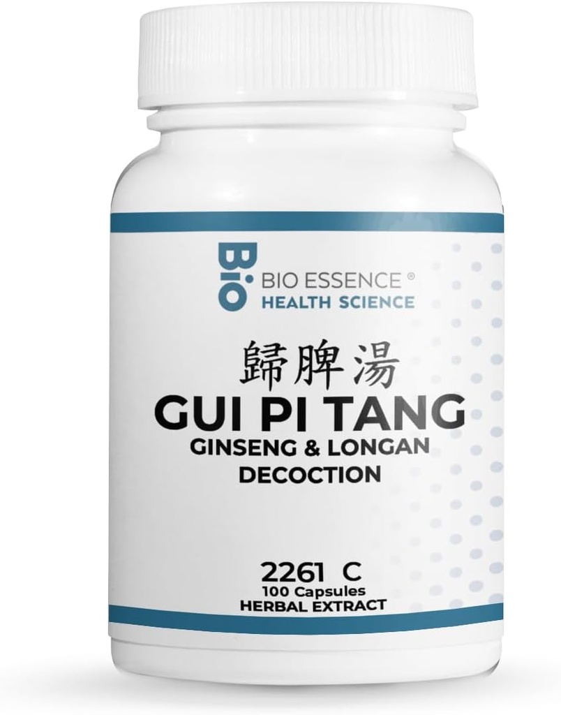 2261C GUI Pi Tang/Ginseng & Longan Decoction 100 Kapseln/Bottle (2 Flaschen)