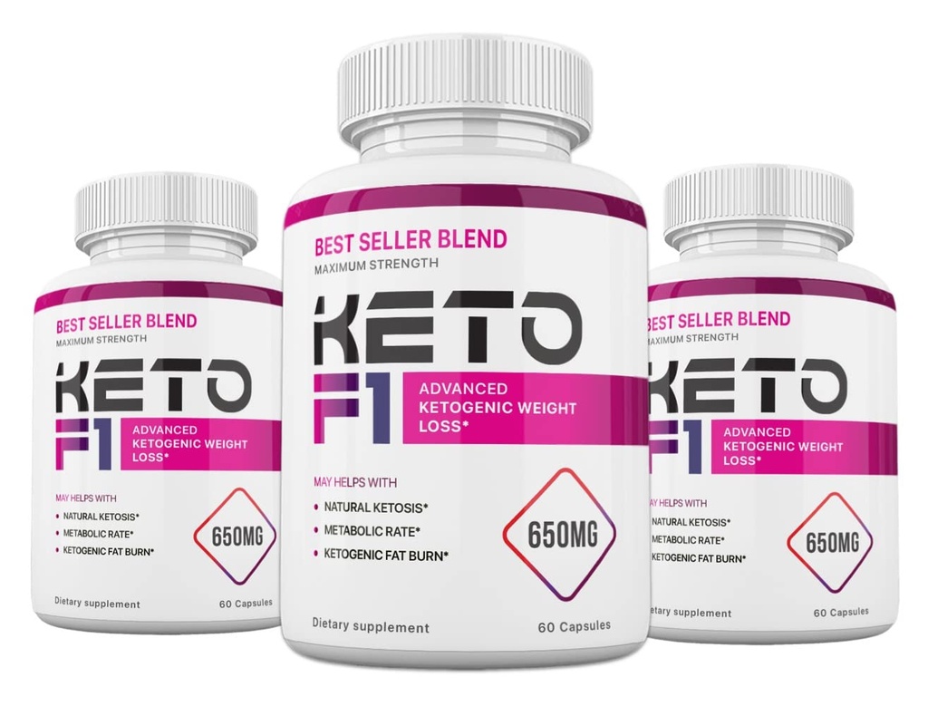 (3 Pack) Formule de mélange Keto F1, 180 capsules, 3 mois d'approvisionnement