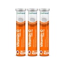 nutrazul Vitamin C 1000mg Effervescent Tabletten, VIT C Ergänzung zu helfen Immunfunktion zu erhalten, Glutenfrei, Lactosefrei, Zuckerfrei, Konservierungsmittelfrei, Orange Flavor, 20 Count, Packung mit 3