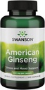 Swanson Premium Brand American Ginseng 550 Milligramme 100 Kapseln