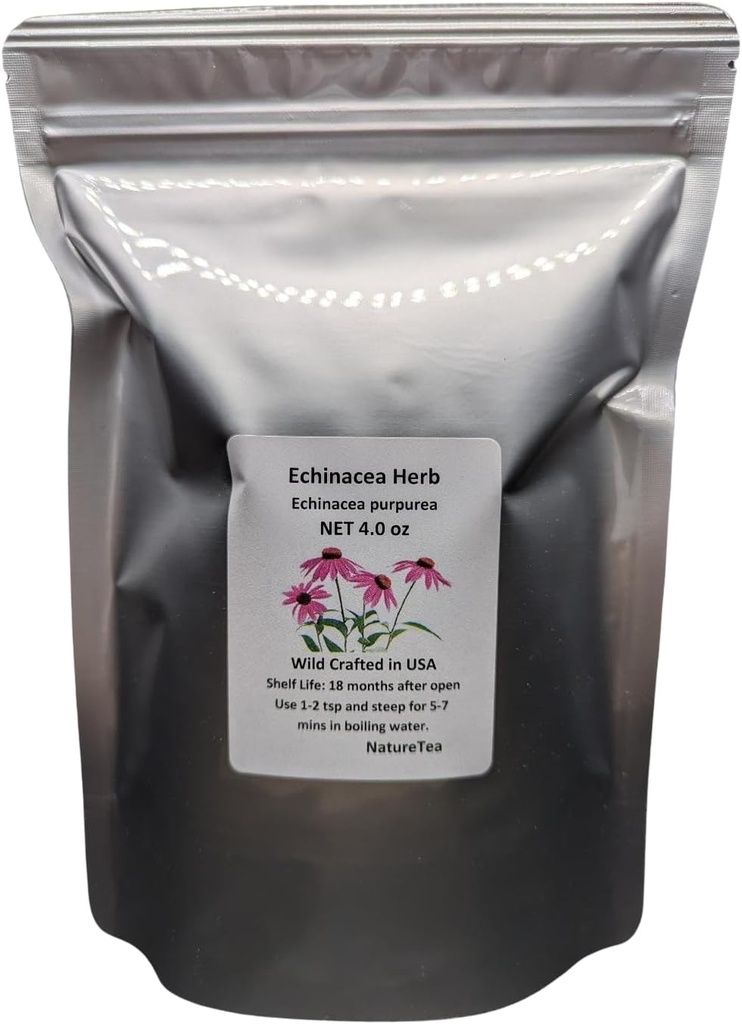 Echinacea Kräuter - Echinacea purpurea Blatt C/S 100% aus Natur (8 oz)