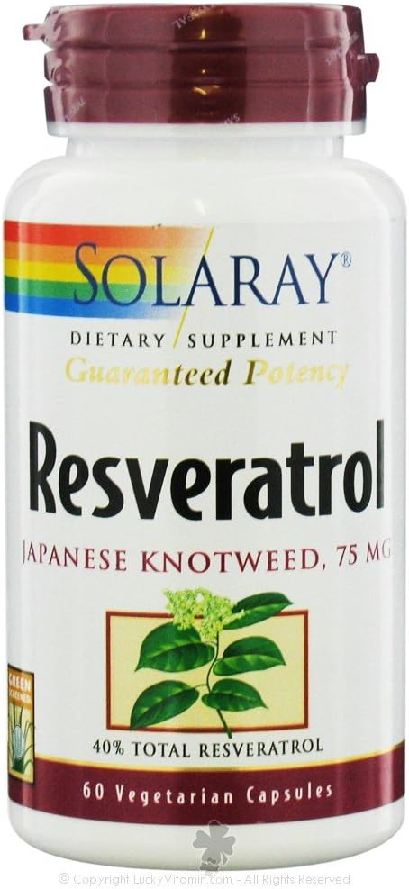 Solaray Resveratrol - 60 Capsules Végétariennes
