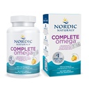 Nordic Naturals Complete Omega Xtra, citron - 60 gels souples - 1360 mg Omega-3 + 76 mg GLA - Peau saine - Cognition - Non-OGM - 30 portions