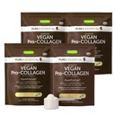Igennus Avancée Poudre de Peptide de Collagène Végétalien, Enhanced with Glycine, Proline & Hydroxyproline & Cofactor Vitamine C, Non OGM, Végétarien à base de Collagène, 140 Servants