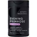 Sports Research® Evening Primrose Oil 1300mg, 120 Kapseln - 10% GLA, kaltgepresst, glutenfrei