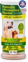 Pulver Probiotika für Hunde & Katzen Bowel Digestive Immununterstützung unterstützt Gut Flora Nutrition Immunität (90 Scoop Pack 1)