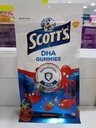 Scott's DHA Gummies, Strawberry Flavour, 15s,Vitamin D,Essential for Healthy Growth & Development in Children and Healthy Immune Function.