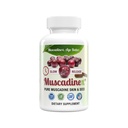 USA Muscadine Quercetin, Acide Ellagique, Resvératrol, Myricetin, Kaempferol & BioPerine - Capsules de libération dans le temps pour la biodisponibilité supplémentaire - Vegan - Non OGM - Sans gluten - Fabriqué aux États-Unis