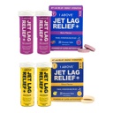 1ABOVE Jet Lag Relief Effervescent Multivitamine avec supplément de voyage Pycnogenol pour l'hydratation, l'énergie, le soutien immunitaire et la récupération plus rapide - Vol essentiel - Citrus 20 Comte et Berry 20 Comte