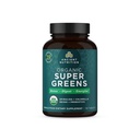 La nutrition ancienne Super Greens avec des probiotiques, des comprimés bio Superfood fabriqués à partir de spiruline, Chlorella, Moringa, et un probiotique résilient, 30 portions, 90 comte