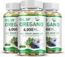 Nature's live Oil of Oregano mit schwarzem Samenöl, 2 in 1 Oregano Ergänzung für Immungesundheit, Enthält hochkonzentrierte Carvacrol & Thymochinon, Non-GMO, 3 Pack