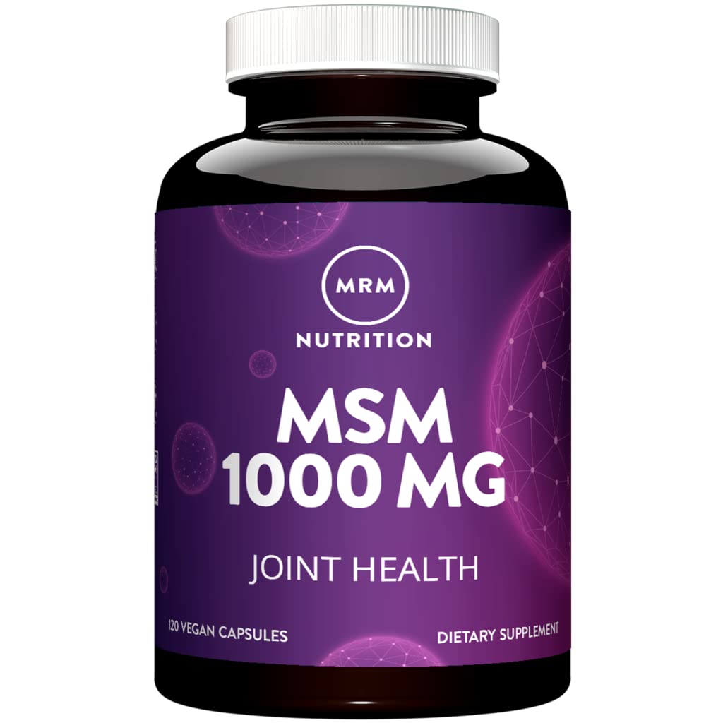 MRM Nutrition MSM 1000mg-méthane pur Methyl-sulfonyl-Méthane Capsules Assemblage, Cheveux, Peau et Support des ongles