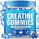 Creatine Gummies Infused mit 5g Creatine Monohydrat für Männer und Frauen, Stärke, Ausdauer, Muskel Instantized Creatine, Micronized Clean HCL Balanced Creatina Monohidratada en Polvo (90 Gummies)