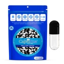 Capsuline Size 4 Empty Gelatin Capsules, Black/Clear - 1000 Count | Gluten Free, Kosher, Non-GMO Certified | Pure Bovine Pill Caps for DIY Supplement Filling