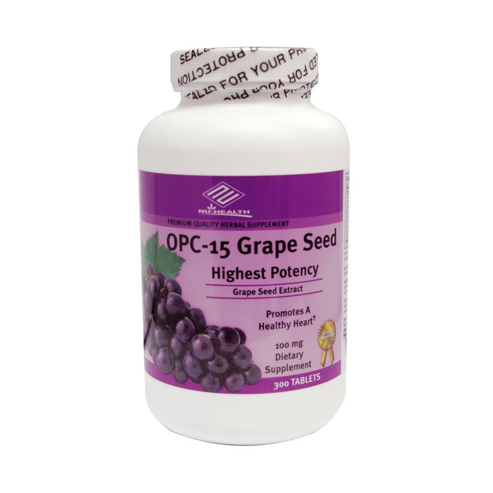 OPC-15 Extrait de graines de raisin 100 mg, 300 onglets, anti-oxydant bon produit