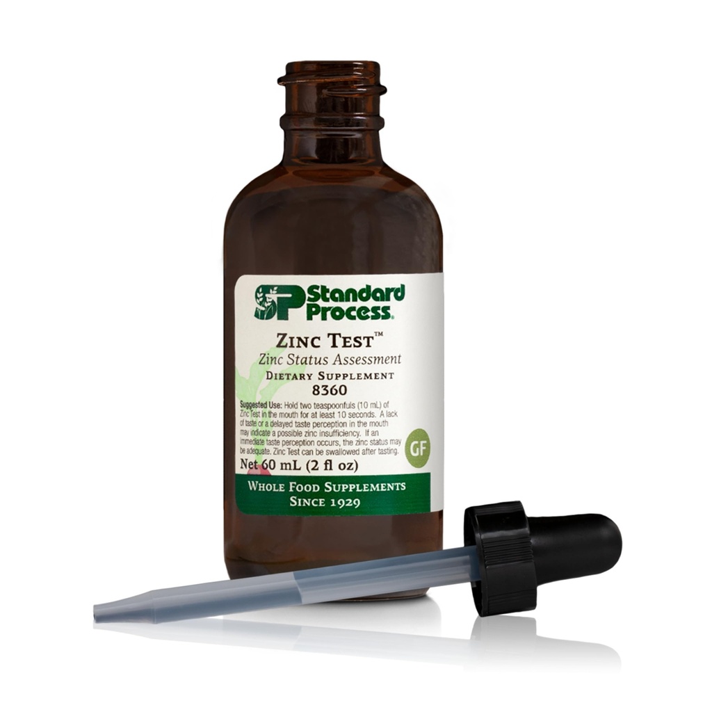 Standard Prozess Zinktest - Nichtinvasive Statusbewertung - Ausgezeichnete Quelle von Zink - 2 fl oz