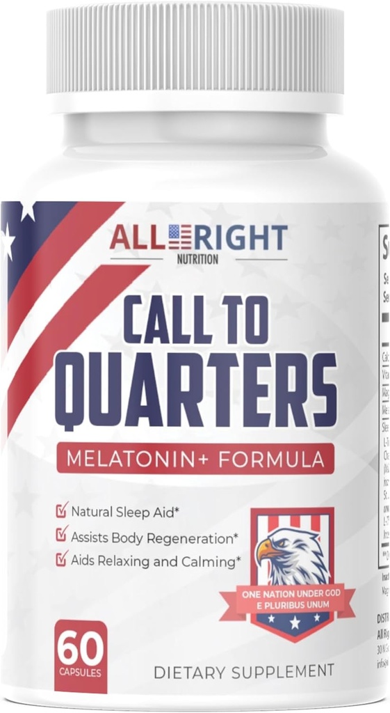 Appel aux quartiers - Formule d'aide au sommeil et relaxation - 60 capsules