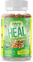 HEAL Mind & Body Recovery USDA Certified Organic Gummies – Natural Recovery Support, Vegan & Gluten-Free, Infused mit Wild Turmeric, Wild Ceylon Ginger & Chaga (60 Gummi, HEAL)