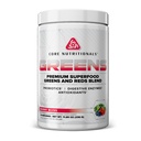 Core Nutritionals Greens | Premium Superfood Reds & Greens Blend | 5 Billion CFU Probiotics, Verdauungsenzyme, & Antioxidantien | 30 Servietten (Berry Bliss)