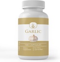 Ingrédients originaux purs Capsules d'ail, (100 Capsules) Toujours purs, sans additifs ou remplisseurs, laboratoire vérifié (100 Capsules)