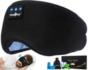MUSICOZY Sleep Headphones Bluetooth 5.4 Headband Sleeping Eye Mask für Mama Frauen Wireless Music Earbuds Kopfhörer für Side Sleepers Eingebaute HD Lautsprecher Cool Gadgets Einzigartige Geschenke