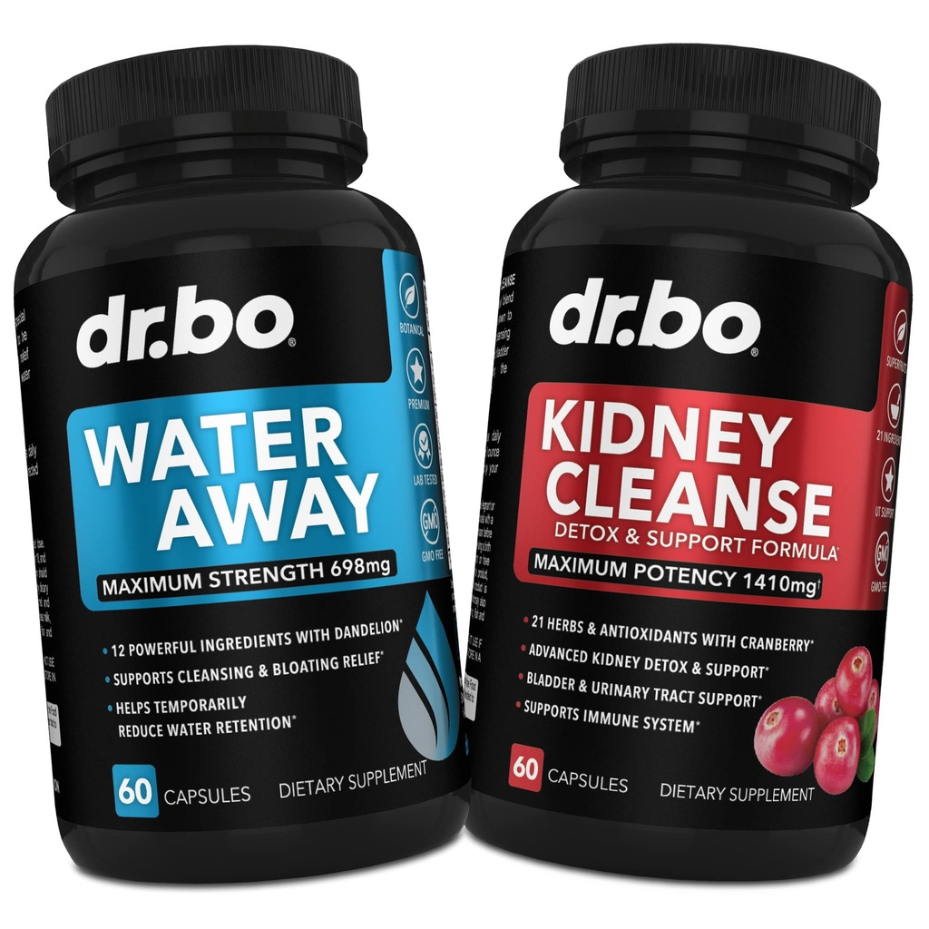 Wasser Pillen Diuretics for Water Retention - Kidney Cleanse Detox Support Supplement - Away Herbal Diuretic Supplements - Hilfe Reparatur von Nieren, Blasenkontrolle & Urinary Tract Gesundheit Formel